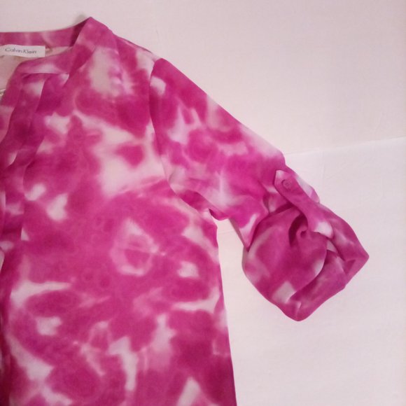 Calvin Klein blouse sz S - Picture 3 of 10